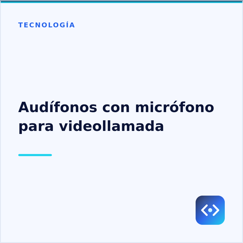 Audífonos con micrófono para videollamada