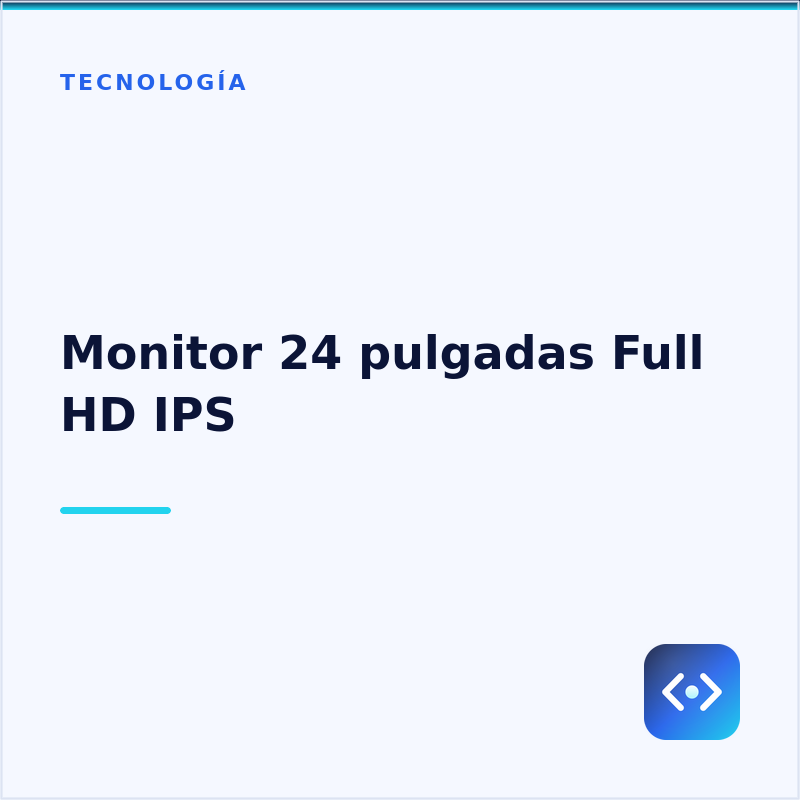 Monitor 24 pulgadas Full HD IPS