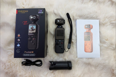 Cámara portátil Pocket 4 con estabilizador