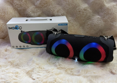 Bocina Bluetooth IMEGO FM029 con luces RGB