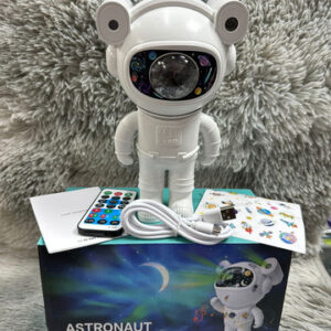 Proyector de galaxia astronauta con bocina